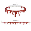 1pc Halloween Blood Necklace Horror Blooddrop Necklace Vampire Dark Blood Necklace Haunted House Personality Bleeding Necklace - Image 4