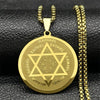 Hebrew Star of David Pendant Necklace for Women Men Stainless Steel Gold Silver Color Jewish Male Chain Jewelry - Image 11