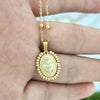 Virgin Mary Pendant Charm Necklace Women Cross Scared Heart Jesus Choker Seed Beads Stainless Steel Chain Gold Color Mom - Image 24
