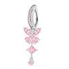 Faux Fake Belly Butterfly Fake Belly Piercing Heart Clip On Umbilical Navel Fake Pircing Moon Star Leaves Cartilage Earring Clip - Image 20