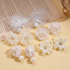 6/10/12 Pcs Simulated Pearl Round Square Stud Earrings Small French Elegant Daity Ear Studs for Women Daily Jewelry Sets F - Image 35