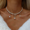 Multilayer Tassel Chain Necklace with Imitation Pearl Details - Image 11