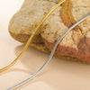 Round Snake Chain Necklace in Stainless Steel 0.9mm to 2mm - Image 25