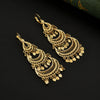 Chic Algerian Bridal Heavy Earring with Tassels Gold Plated Drop Earring for Women Moon Shape Dangle Earrings Marriage - Image 4