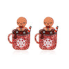 Christmas Earrings for Women Cute Cartoon Gingerbread Man Zircon Elk Snowflake Xmas Tree Pearl Earring Jewelry - Image 7