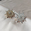 Rhinestone Snowflake Brooches For Women Versatile Octagonal Star Christmas Party Brooch Pin Accessory Jewelry - Image 4