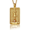 22 Style Classic Tarot Card Pendant Necklace Double Sided Zircon Tarot Necklace Major Arcana Empress Sun Star Sign Women Jewelry - Image 18