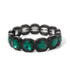 Colorful 15mm Crystal Elastic Bracelet Enamel Stretch Rhinestone Bangle Tile Bead Bracelet for Women Jewelry - Image 10