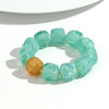 Acrylic Geometric Bead Bracelet with Elastic Stretch Fit - Image 15