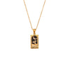 316L Stainless Steel Coloeful Tarot Necklace Zircon Star Moon Sun Lovers Magiclan Knight Empress Necklace For Women - Image 11