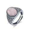 Vintage Silver Ring Tiger's Eye Stone 10 14MM Retro Style Large Stone Finger Rings Jewelry for Men - Image 12