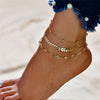 Layered Chain Anklet with Small Charm Details - Image 37