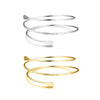 Upper Arm Bracelet Metal Coil Swirl Spiral Shape Armband Cuff Simple Arm Bangle Armlet Adjustable for Women Girl - Image 5