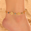 7 Chakra Colorful Zircon Anklet Women Stainless Steel Gold Color Leg Ankle Bracelet Amulet Meditation Yoga Jewelry Gift - Image 4