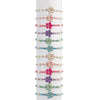 12pcs/set Colorful Flower Alloy Charms Bracelet Set For Women Hand-woven Acrylic Beads Rope Adjustable Bracelet Jewelry Gifts - Image 5