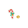 6 Styles Cartoon Christmas Theme Brooches Snowman Candy Canes Snowflake Stocking Shaped Enamel Pins Xmas Winter Badge - Image 7
