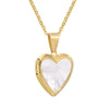Women Locket Necklaces, Openable Heart Pendants, Stainless Steel Shell Photo Frame Necklace - Image 8