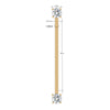 Aoedej 14G Rose Gold Color Helix Piercing Earring Industrial Barbell Ring Women Crystal Long Earring Ear Piercing Gift Jewelry - Image 13