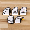 3-10pcs/Set Classic Cartoon Characters Enamel Pin Brooch for Woman Metal Pin Badge Shirt Brooches for Men Woman Jewelry Gifts - Image 5