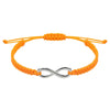 Handmade Wax Cord Braided Bracelet Lover Infinity Bracelet - Image 5