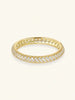 Silver Simplicity Zircon Stackable Plain Ring For Women Daily Life Party Anniversary Jewelry - Image 2