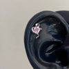Winged Sword Piercing Stud with Drop Charm - Image 8