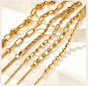 Chunky Stainless Steel Link Chain Bracelet in Gold-Tone - Image 26