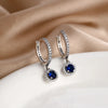 Charm Silver Moon Flower Snowflake Colorful Love Earrings, Suitable for European Women's Valentine's Day Jewelry Gifts - Image 25