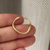 Silver Rings For Women Geometric Jewelry Finger Adjustable Simple GOld Narrow Ring For Party Birthday Gift - Image 7