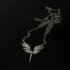 Angel Wings Pendant Necklace for Men Unisex Hip Hop Gothic Punk Clavicle Chain Classic Gold Silver Neck Jewelry Gift - Image 5