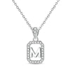 Silver Gold Necklace Sparkling Heart Bow Letter A Charm Bead Pendant Necklace For Women Jewelry Gifts - Image 7