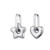 Classic Stainless Steel Heart Star Hoop Earrings For Women Punk Hip Hop Gold Silver Color Y2K Jewelry Female Earrings Oorbellen - Image 14