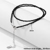 Blue Lapis Lazuli Bead Necklace 2MM Small Agates Sodalite Turquoises Semi-Precious Choker Jewelry Gift - Image 4