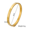Stainless Steel Bracelet Unisex Charm Wealth Unfading Couple Romantic Bangles Party Birthday Jewelry Lover Gift - Image 4
