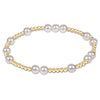 Shell Pearl Bracelet With Gold Plated Beads Stack Jewelry Dainty Bridal Beach Handmade Beaded Bracelets for Women Gift - Image 9