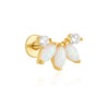 1PC Silver Crown Opal Piercing Earring for Women Ear Studs Cartilage Earring Body Jewelry Gift - Image 8