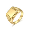 15mm Glossy Square Signet Ring for Men Stainless Steel Ring Jewelry - Image 8