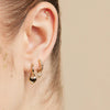 Silver Needle Heart Shape Pendant Hoop Earrings For Women Retro Simple Huggie Earrings Party Jewelry Accessories - Image 4