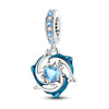 Silver Blue Charms Whale Shark Sea Turtle Dolphin Seahorse Pendant Bead Fit Bangle Bracelet Charms Jewelry - Image 11