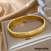 Minimalism Stainless Steel Round Open Spring Bangle for Women Smooth Cuff Bracelet Hand Jewelry Daily Accessories - Image 6