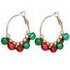 Christmas Tree Drop Earrings Small Bell Snowflake Earings for Women Cute Bowknot Dangle Earring Year Gift - Image 12