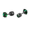 Men's Stainless Steel Stud Earrings with Color and Five-Pair Options - Image 11