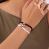Magnetic Heart Couple Bracelets Set of 2 Braided Rope - Image 42