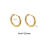 10pcs Stainless Steel Small Hoops Earring Piercing Ear Cartilage 8-20mm Women Men Stainles Steel Round Circle - Image 17