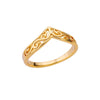 Gold Color Stainless Steel Coin Ring Broad Surface Elliptical Geometry Rings Elegant Jewelry Accessories For Women Gift - Image 7