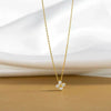 Silver Lucky Four-leaf Clover Small Necklace for Women Clavicle Chain Minimalist Design Sensation - Image 5
