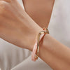 White Acrylic Bracelets Board Bend Metal Bangles Women Hand Bracelets Geometric C shaped Opening Bracelets Jewelry Gifts K - Image 5