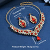 Ladies' Design Necklace Earrings Jewelry Set Suitable for Daily Wear, Wedding Parties, Holiday Gifts - Image 23