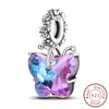 Silver Charm Beads Glowing Luminous Firefly Butterfly Pendant for Bracelet Charm Jewelry - Image 10