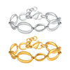 Distinctive Elliptical Bracelet for Women,Hand-made Chain Stainless Steel Bracelets, Jewelry Gift - Image 2